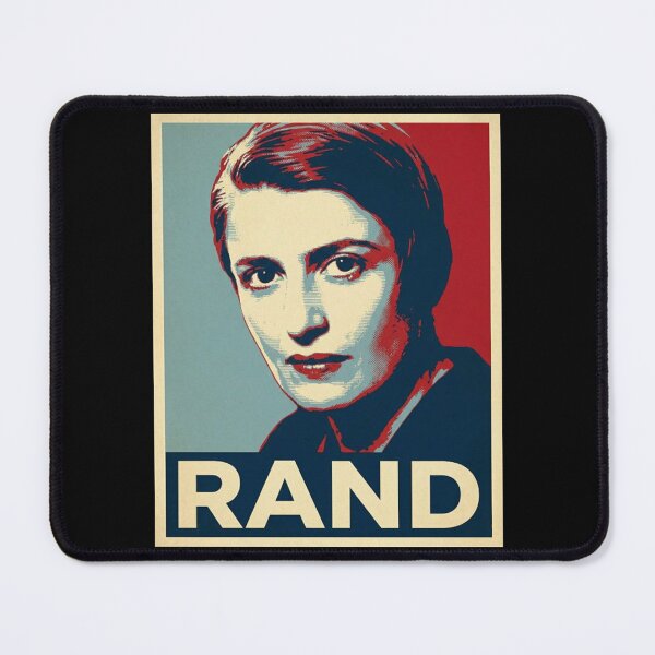 Item preview, Ayn Rand Objectivism Hope Style Poster designed and sold by DamianRoy88.