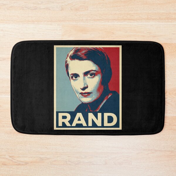 Item preview, Ayn Rand Objectivism Hope Style Poster designed and sold by DamianRoy88.