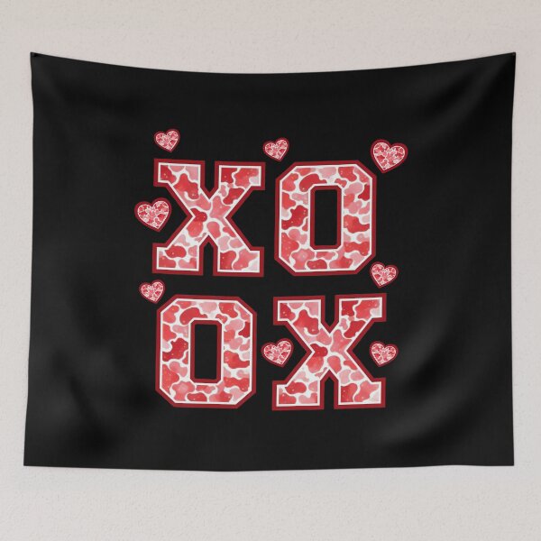 Item preview, XOXO Camo Heart Varsity Valentine T-Shirt designed and sold by LashondaGreen89.