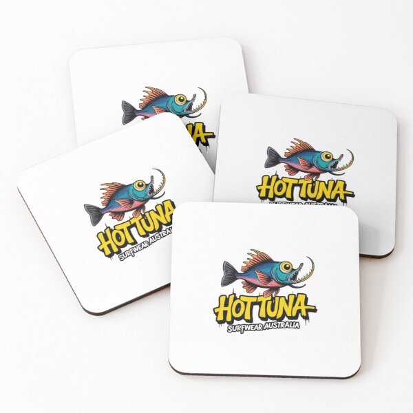 Item preview, Hot Tuna Surfwear Australia - Retro Fish Logo designed and sold by Colorful-Garden.