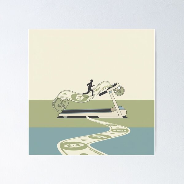 Item preview, Chasing the Paycheck designed and sold by Glitchart66.