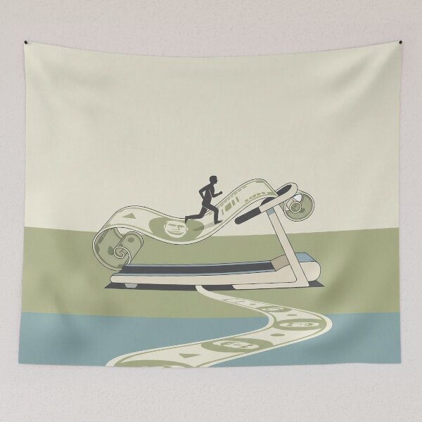 Item preview, Chasing the Paycheck designed and sold by Glitchart66.