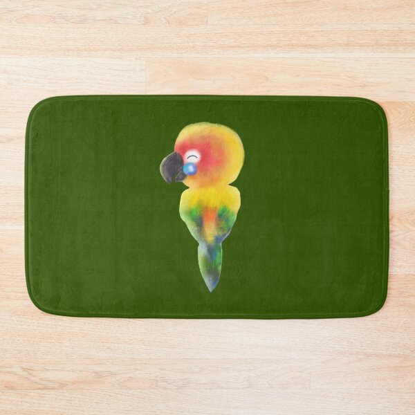 Item preview, Wee Sun Parakeet - Cute Watercolor designed and sold by LittleCloudShop.