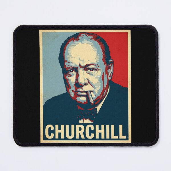 Item preview, Winston Churchill Hope Style Pop Art Poster designed and sold by DamianRoy88.