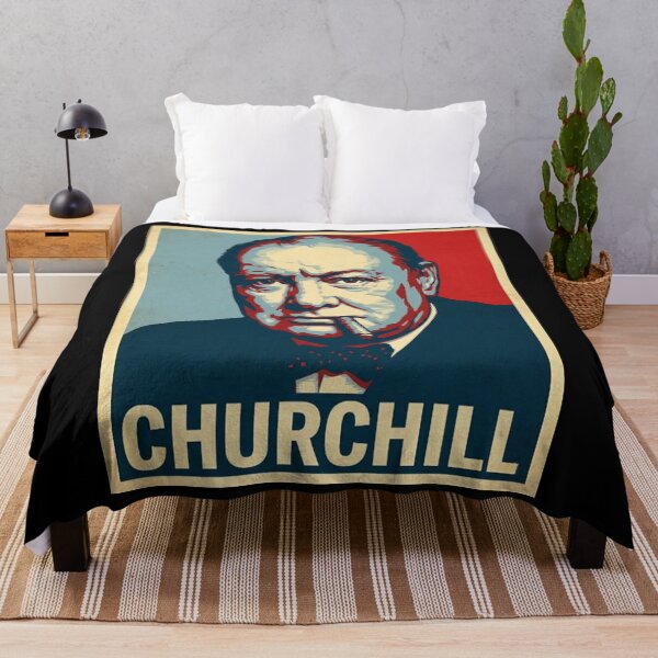 Item preview, Winston Churchill Hope Style Pop Art Poster designed and sold by DamianRoy88.