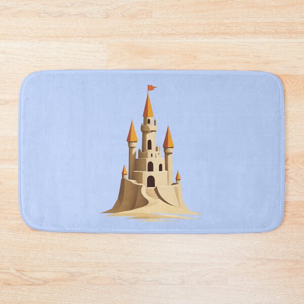 Item preview, Fantasy Castle Illustration – Minimal Fairytale Fortress Art, Storybook Design designed and sold by AlxVel.