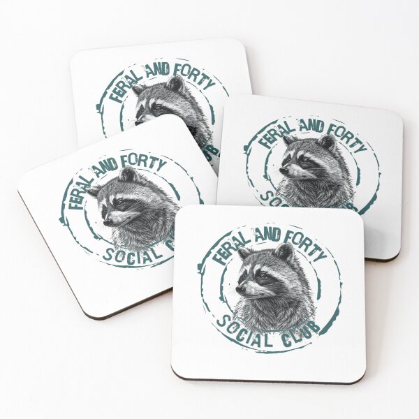 Item preview, Feral and Forty Social Club  designed and sold by TheEndDesign.