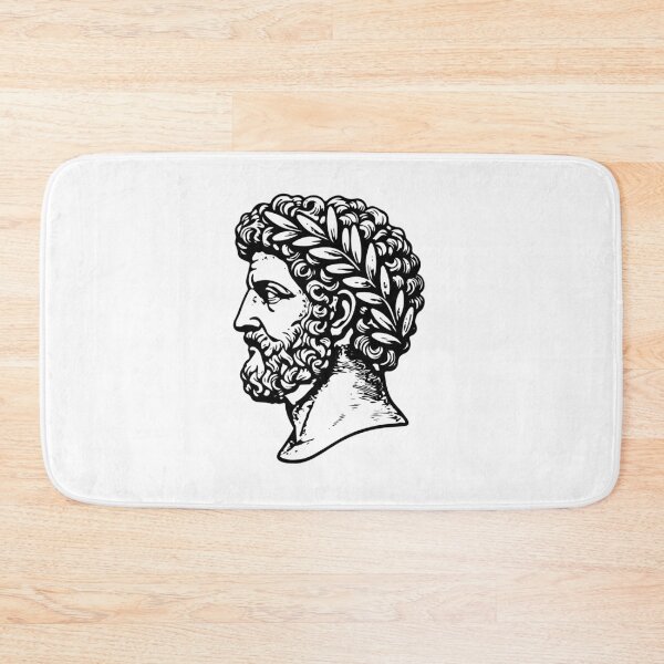 Item preview, Marcus Aurelius Stoic Philosopher - Black Ink Edition designed and sold by InkStation24.