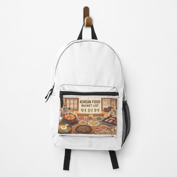 Item preview, Korean Food Bucket List - Authentic K-Food Guide Illustration designed and sold by TrendScanner.