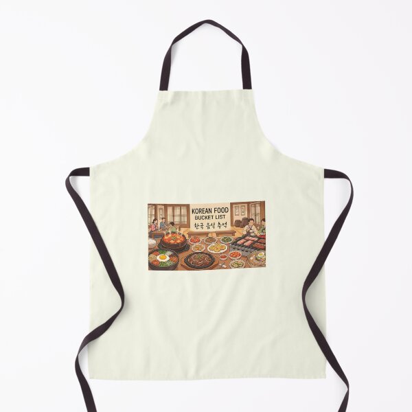 Item preview, Korean Food Bucket List - Authentic K-Food Guide Illustration designed and sold by TrendScanner.