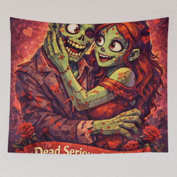 Item preview, Dead Serious About You Low Poly Zombie Valentine Art designed and sold by ArtificialAce.