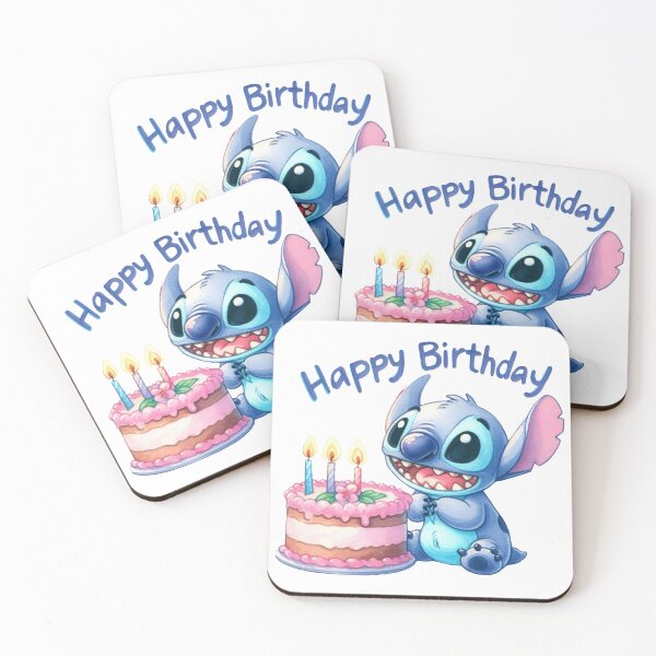 Item preview, Stitch Happy Birthday designed and sold by Gautamaa.