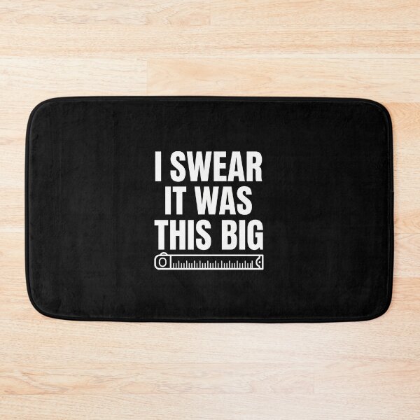 Item preview, I Swear It Was This Big - Funny Fisherman Lie & Exaggeration Gift designed and sold by TextCrew.