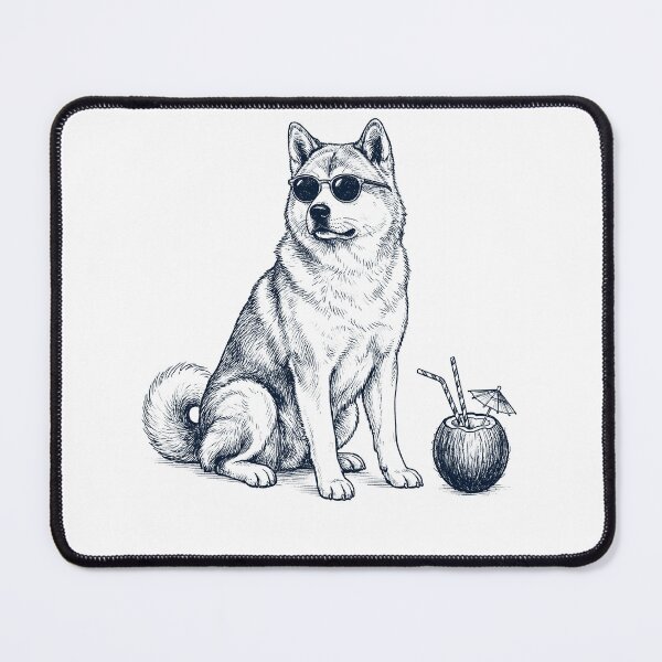 Item preview, Akita Vacation Dog Lover Gift designed and sold by DoodleTortle.