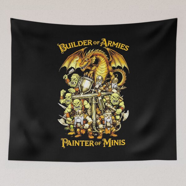 Item preview, Builder Of Armies Painter Minis Miniature Airbrush RPG designed and sold by GrandeDuc.