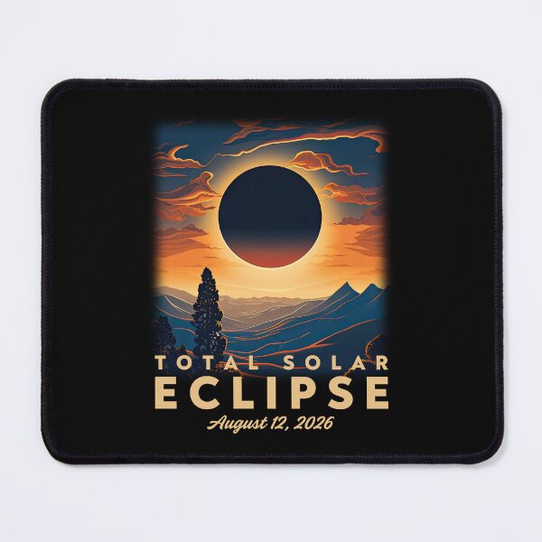 Item preview, Total Solar Eclipse August 12 2026 Total Darkness Cosmic designed and sold by jakaun.