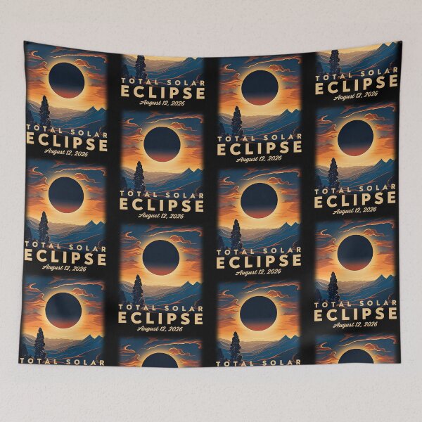 Item preview, Total Solar Eclipse August 12 2026 Total Darkness Cosmic designed and sold by jakaun.