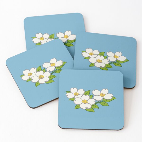 Item preview, White Dogwood Blossoms Botanical Art designed and sold by donwillisjrart.