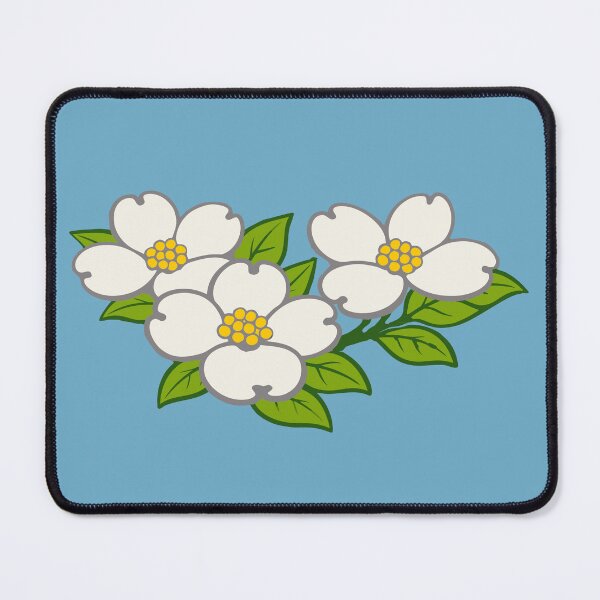 Item preview, White Dogwood Blossoms Botanical Art designed and sold by donwillisjrart.