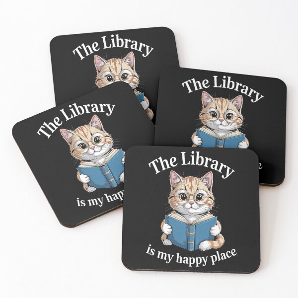 Item preview, Sunny Paws The Library Is My Happy Place designed and sold by CottonCandyPrin.