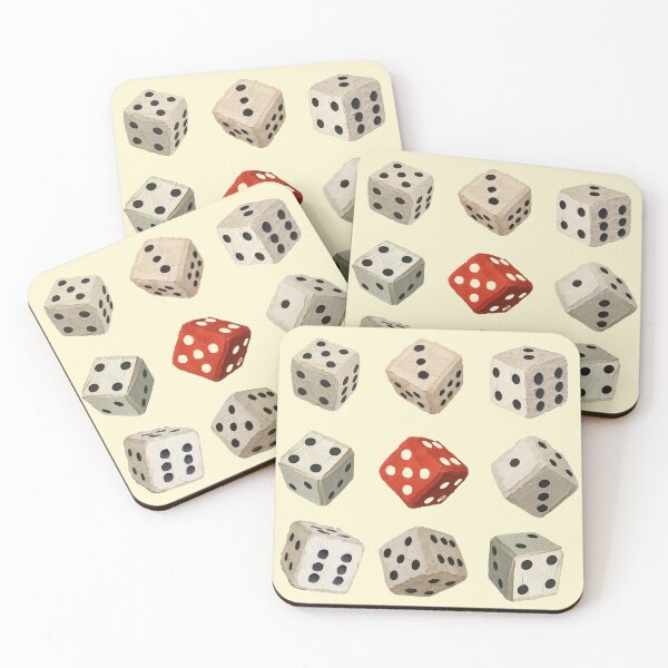 Item preview, Textured Dice Collection on Black designed and sold by LILIYASH.