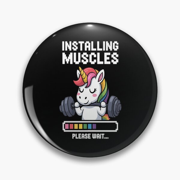 Item preview, Installing Muscles - Unicorn Loading - Lifting designed and sold by HaiharryCartoon.