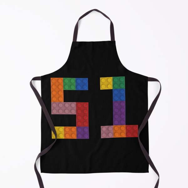Item preview, 51 numbering made of colorful bricks designed and sold by Brickification.