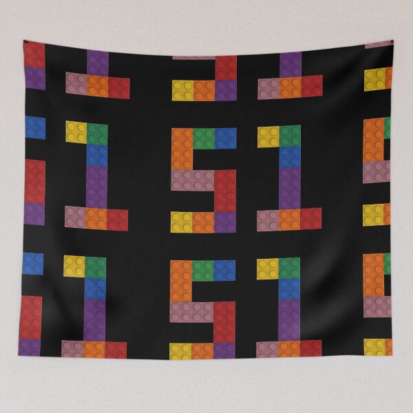 Item preview, 51 numbering made of colorful bricks designed and sold by Brickification.