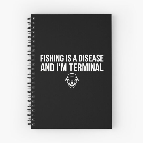 Item preview, Fishing Is A Disease And There Is No Cure - Funny Obsessed Angler designed and sold by TextCrew.