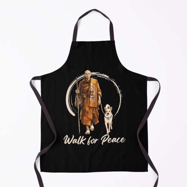 Item preview, Peace Walking Monks And Aloka Dog Walk For Peace designed and sold by NanoGraphics.