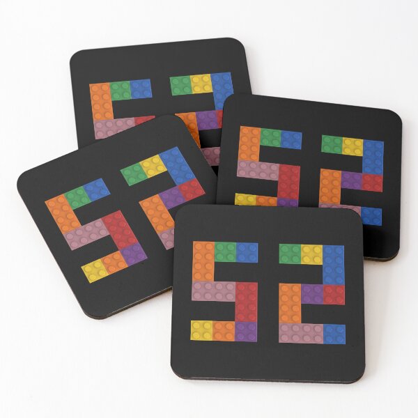 Item preview, 52 numbering made of colorful bricks designed and sold by Brickification.