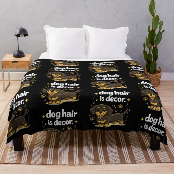Item preview, LaMaisonOfMY MY DACHSHUND DOG HAIR IS DECOR COLLECTION NO.1 BlackEditionW designed and sold by LaMaisonOfMY.