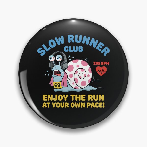 Item preview, Slow Runner Club Funny Snail designed and sold by AdyKurniawan.