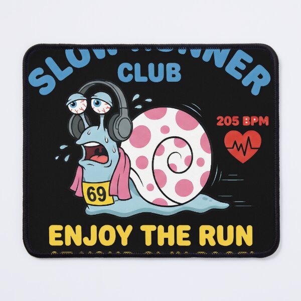 Item preview, Slow Runner Club Funny Snail designed and sold by AdyKurniawan.