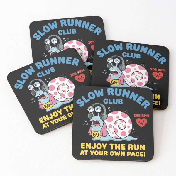 Item preview, Slow Runner Club Funny Snail designed and sold by AdyKurniawan.