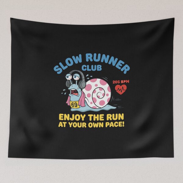 Item preview, Slow Runner Club Funny Snail designed and sold by AdyKurniawan.