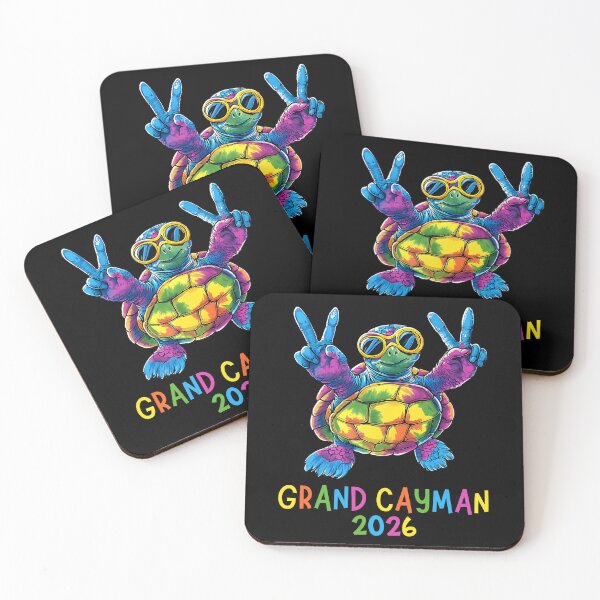 Item preview, Grand Cayman 2026 Colorful Sea Turle Cayman Islands Souvenir designed and sold by jakaun.