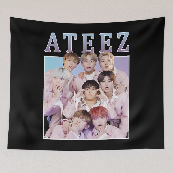 Item preview, Ateez Cute Kpop Band 90S designed and sold by Shilpa Gupta.