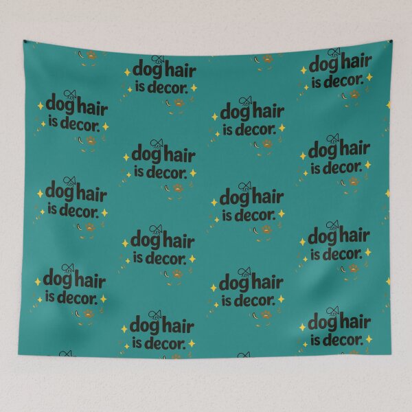 Item preview, LaMaisonOfMY MY DACHSHUND DOG HAIR IS DECOR COLLECTION  NO.2 On GreenB designed and sold by LaMaisonOfMY.