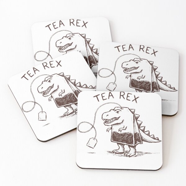 Item preview, Tea Rex Funny Dinosaur Tea Bag Pun designed and sold by AdyKurniawan.