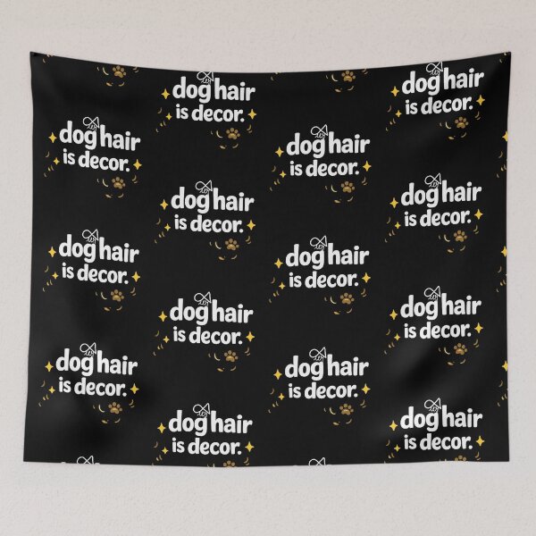 Item preview, LaMaisonOfMY MY DACHSHUND DOG HAIR IS DECOR COLLECTION  NO.2 BlackEditionW designed and sold by LaMaisonOfMY.