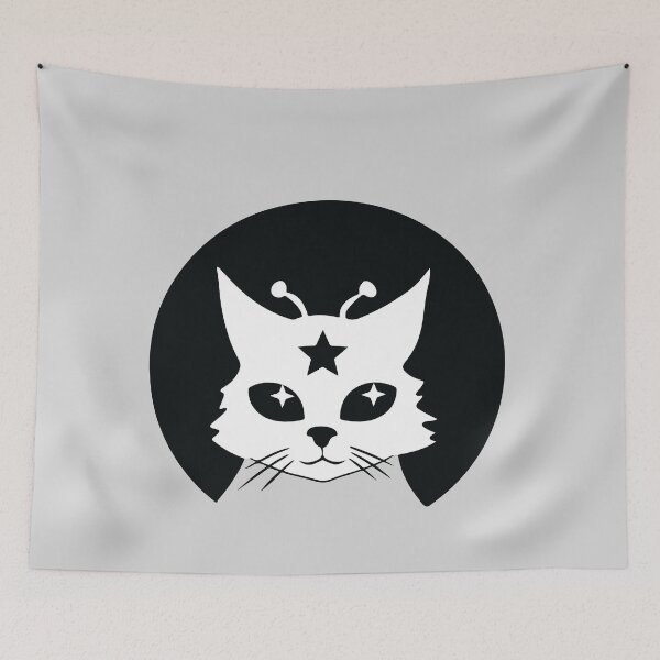 Item preview, Alien Cat Gnarpy designed and sold by LifeParody.