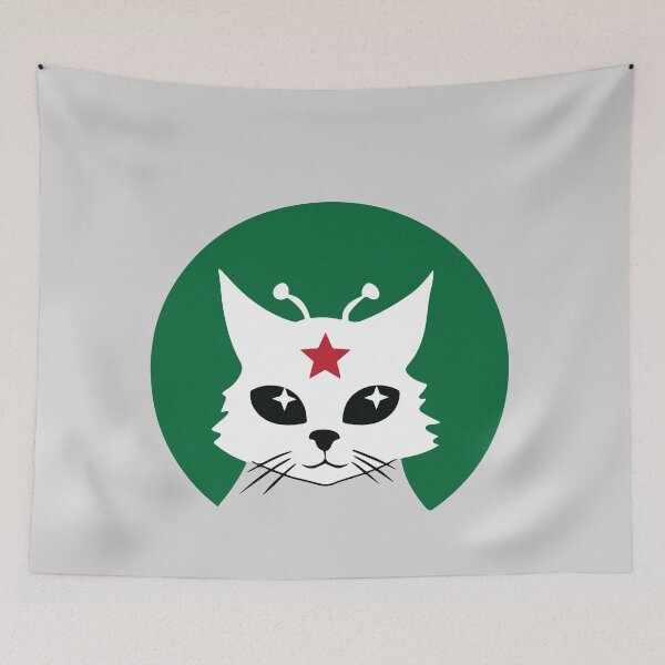 Item preview, Alien Cat Gnarpy designed and sold by LifeParody.