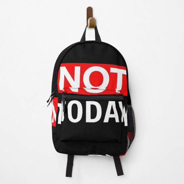 Item preview, Not Today – Bold Minimalist Graphic with Strong Statement designed and sold by PixelVibe782.