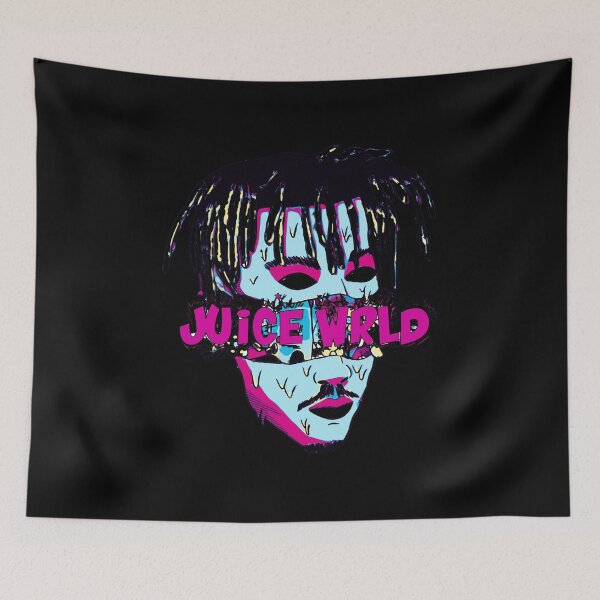 Item preview, Juice WRLD Abstract Face Neon designed and sold by packagebulgaria.