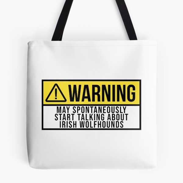 Item preview, Irish wolfhound Dog Warning designed and sold by XCIV.