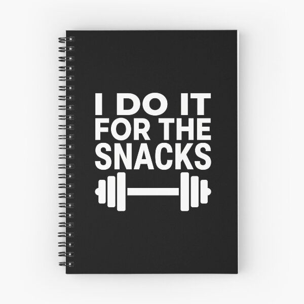 Item preview, I Do It For The Snacks - Funny Workout & Foodie Humor designed and sold by TextCrew.