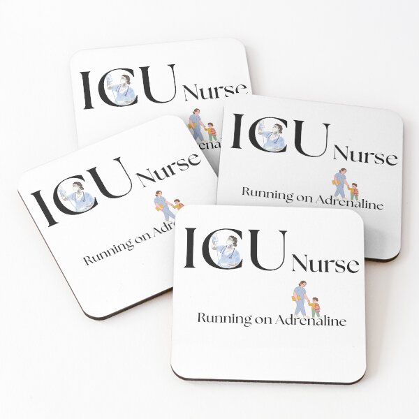 Item preview, ICU Nurse Running on Adrenaline designed and sold by Common Mood.