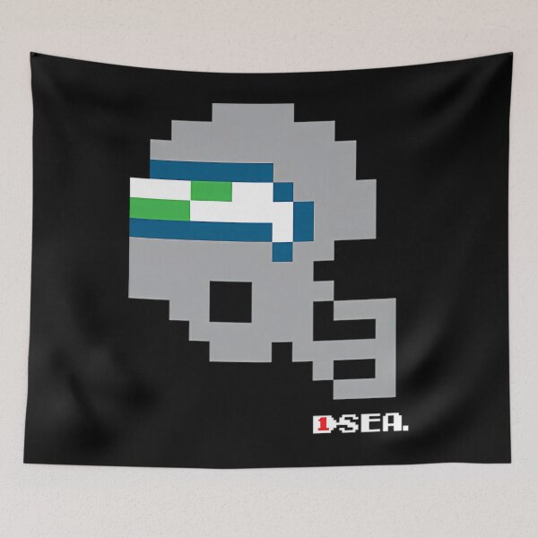 Item preview, Seahawks Tecmo Bowl Helmet Khasabila designed and sold by Shilpa Gupta.