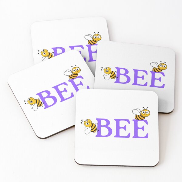 Item preview, Friendly Letter Bugs - Cute Bees On A Typography Adventure designed and sold by Love3Happy.
